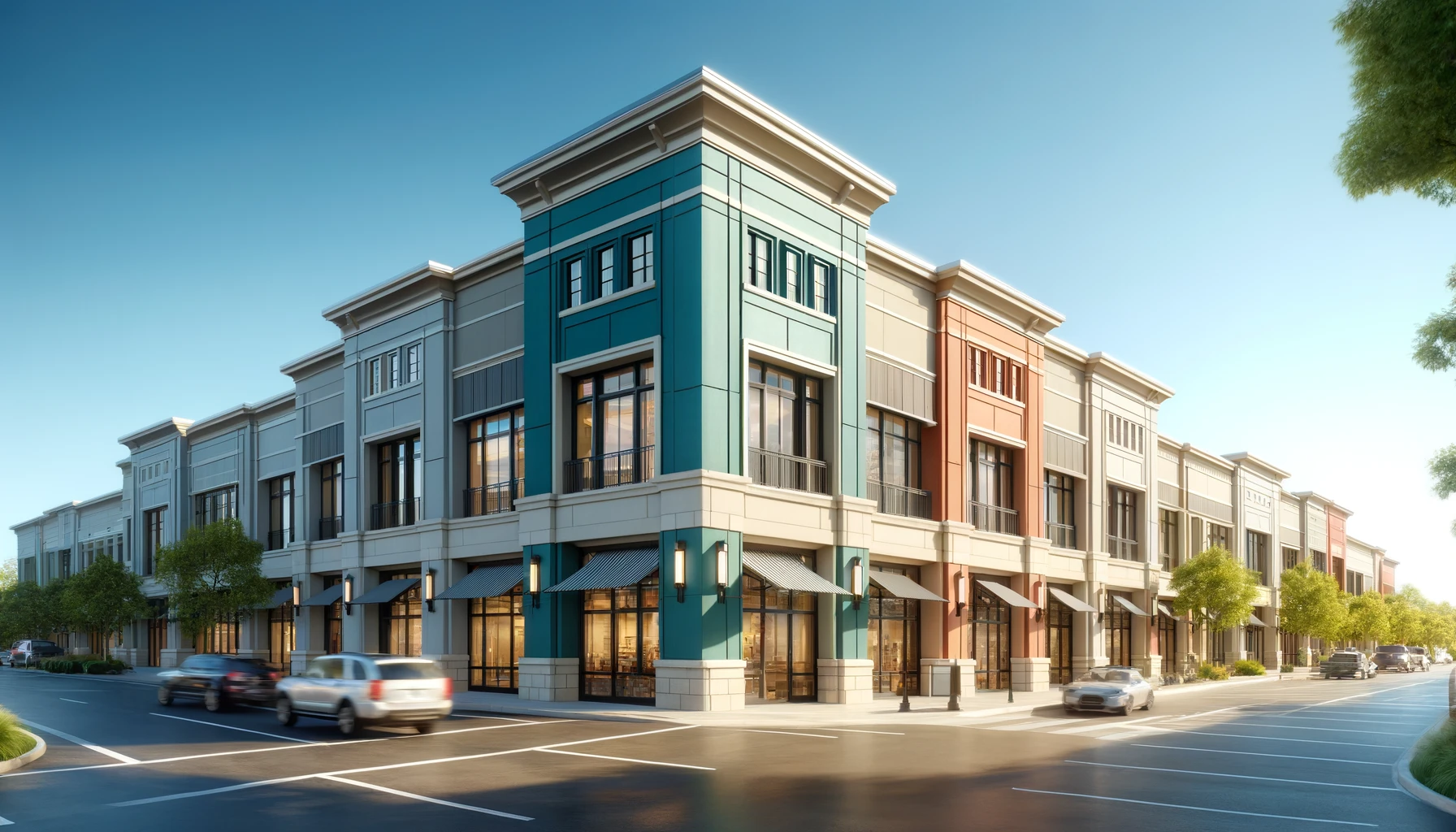 Strip Mall Buildings